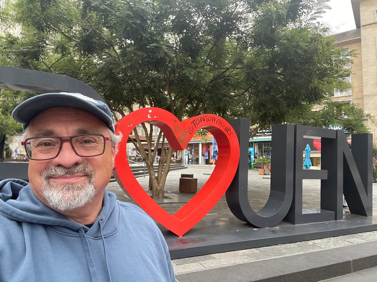 Rouen- France- Là ou Jeanne D'Arc a brulé
