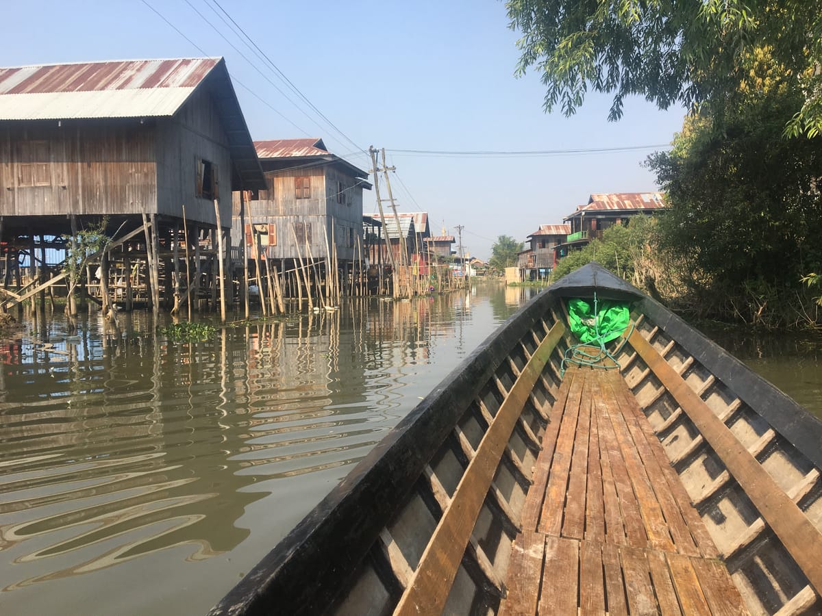 Lac Inlé- La vie sur l'eau